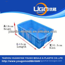 2 point Yudo hot runner seafood plastic crate mould manufacturer